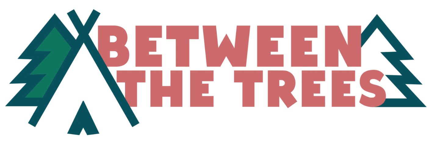 logo for between the trees festival in Candleston