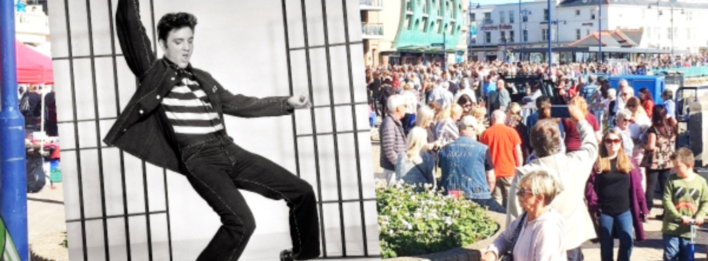 logo for The Elvis Festival in Porthcawl