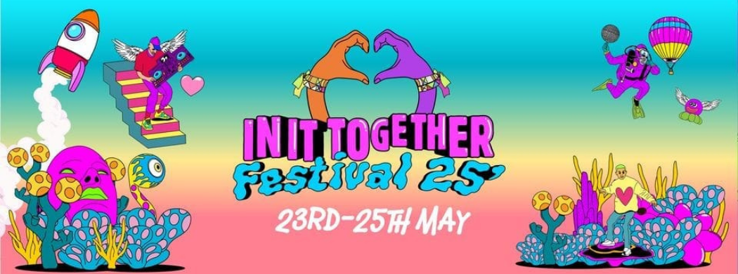 in it together festival logo - where Nolan Recycling proveded waste management services.