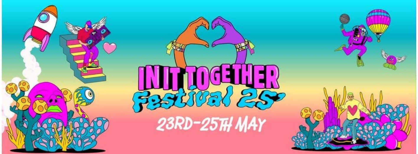 logo for In it together festival in Margam