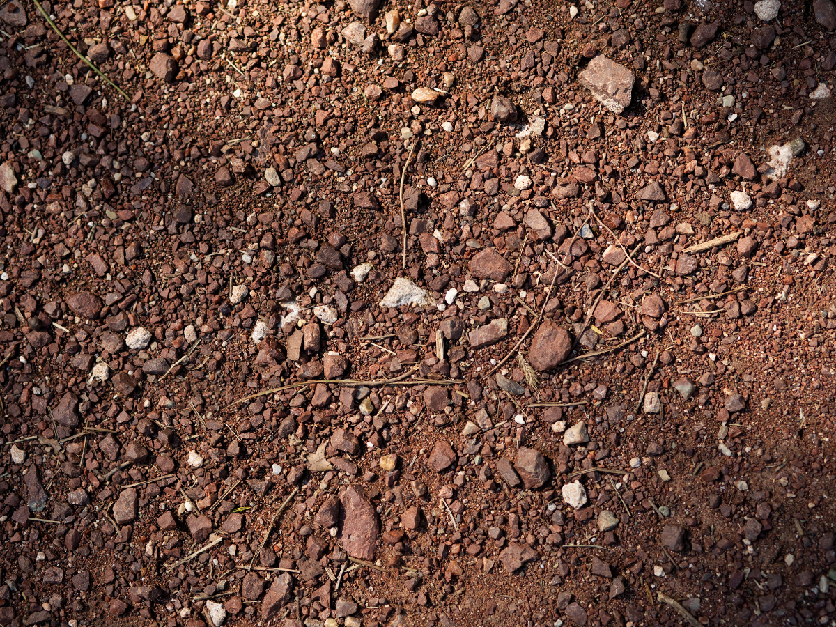 Image of soil awaiting recycling at Nolan Recycling